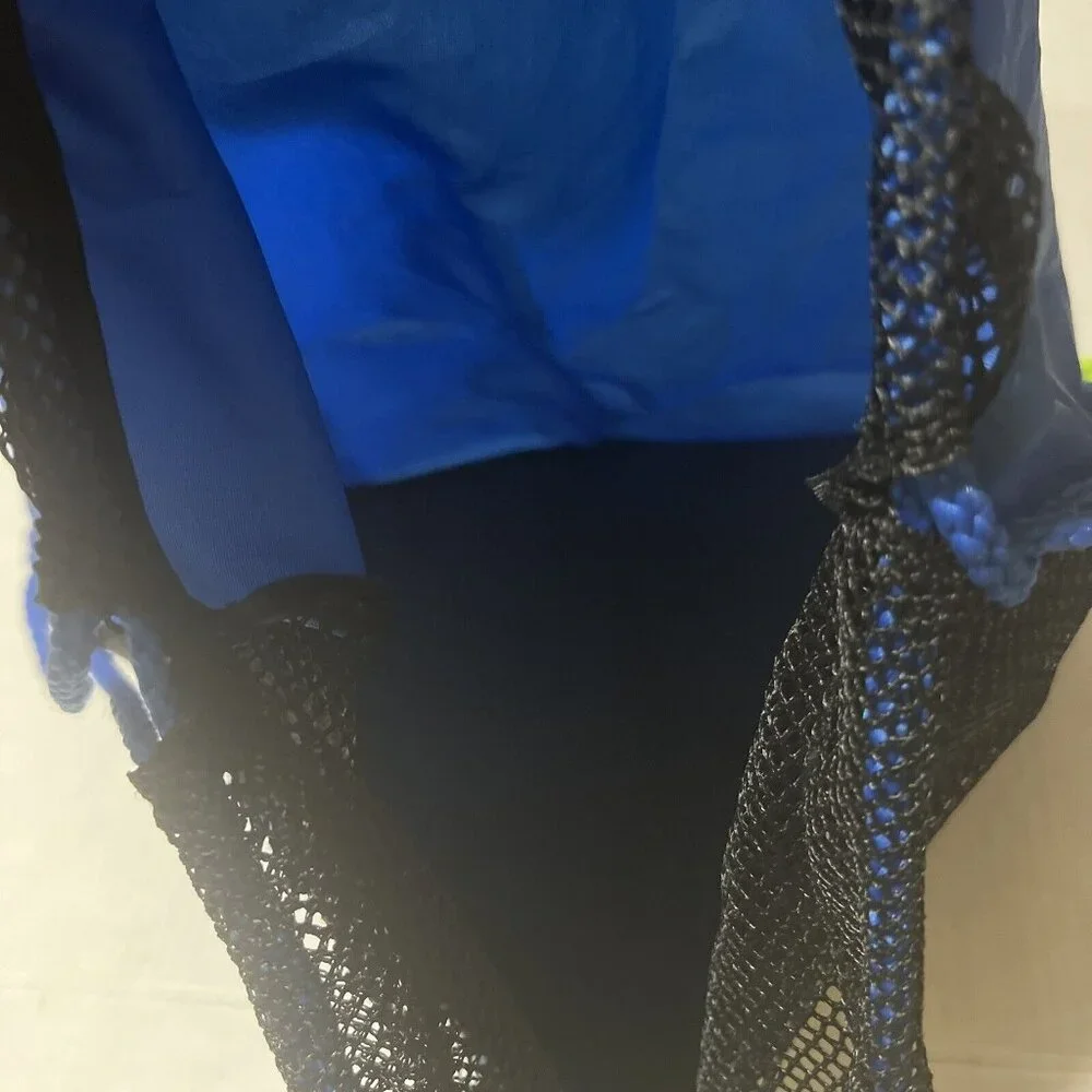 Downtown Disney X Build A Bear Blue Drawstring Bag Backpack Rare Collectible
